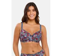 Arum Mosaic Classic Underwired Bra floral print/grey
