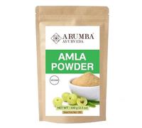 Arumba Ayurveda Amla Powder (Phyllanthus emblica), Indian Gooseberry Powder, Rich in Vitamin C, Vegan, Non-GMO, For Hair and Face Mask, Smoothie Drinks 100 grams