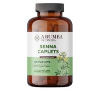 Arumba Ayurveda Senna Caplets 1000 mg, 150 nos, Cassia angustifolia Tablets, Made with Senna Leaf Powder
