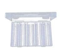 AruMinna 100 Pcs 25mm Round Coin Capsules with Storage Organiser Box, Clear Plastic Coin Holders Cases for Coin Collection Supplies, Commemorative Coin Protection & Display