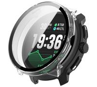 AruMinna Hard Protective Case for Suunto Race 2 with Tempered Glass Screen Protector Ultra Thin PC Cover (Clear)