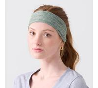 Aruna Handmade Green Boho Bandeau Headband for Women - Sweat Absorbing Twist Wicking Women’s Head Band | Wide Yoga Hiking Tie Dye Bandana for Gym | Sleeping Hair Accessories & Mud Run Gear