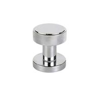 Arunasc Door Handles Interior Passage Door Knob Handle for Closet and Hallway Doors Non-Locking Doorknob Zinc Alloy Single Handle knobs(Bright Chrome)