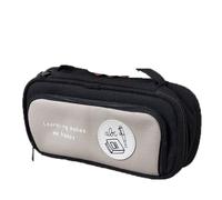 Arunasc Pencil case Set Back to School Big Capacity Pencil Case Pencil Bag Multifunctional Pencil Pouch Pencil Box for Boys Stationery Bag Pencil Case Small(Nero)