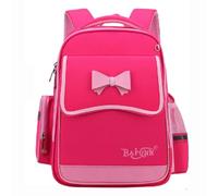 ARUNASC rucksack Bow Youth Backpack Set With Tutoring Bag Bookbag Large Capacity Student Bag schoolbag(Rose red,1pec)