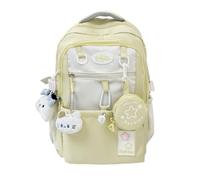 ARUNASC rucksack Large-capacity Dopamine Backpack Stylish And Versatile Schoolbag Preppy Laptop Bag For Back-to-school schoolbag(Gelb)