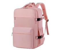 ARUNASC rucksack Large Capacity Travel Backpack Waterproof High School Backpack Airline Approved Business Work Bag Fits 15 Inch schoolbag(Rose)