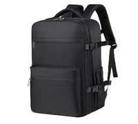 ARUNASC rucksack Large Capacity Travel Backpack Waterproof High School Backpack Airline Approved Business Work Bag Fits 15 Inch schoolbag(Nero)
