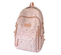 ARUNASC rucksack Star Backpack, Cute Campus Back Pack Bag Student Waterproof Bookbag schoolbag(Rose)