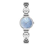 ARUNASC Watches Retro Temperament Watch French Bow Bracelet Waterproof Analog Casual Watch a Great Gift with a Girlfriend or Wife Digital(Silver Blue)