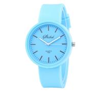 ARUNASC Watches Student Quartz Watch Analog Waterproof Women's Wristwatches with Silicone Strap Digital(Nero)