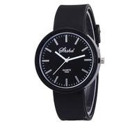 ARUNASC Watches Student Quartz Watch Analog Waterproof Women's Wristwatches with Silicone Strap Digital(Blu)
