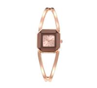ARUNASC Watches Women's Bracelet Watch Square Dial Analog Quartz Wristwatch for Birthday Gift for Women Girl Digital(Rose Gold)