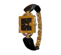 ARUNASC Watches Women's Watch Classic Leather Strap Square Quartz Ladies Wristwatch Waterproof for Women Digital(Nero)