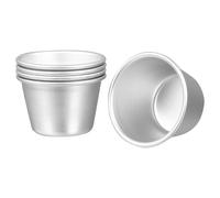 ARUNASO Cake tin 5Pieces Pudding Molds for Baking Single Muffin Tin Cupcake Tin Ramekins Cups Nonstick Souffle Darioles Mould Baking