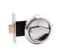 ARUNASO Handles Door Lockers Doorknobs Ring Doors Pulls Hidden Recessed Install Cup Door Lock Single-Sided Privacy Sliding Locks Door Locks(Color2)