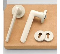 ARUNASO Handles Indoor Mute Door Lock Household Universal Bedroom Bathroom Room Handle White for Door Thickness 35-50mm Door Locks(Color8)