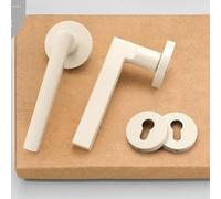ARUNASO Handles Indoor Mute Door Lock Household Universal Bedroom Bathroom Room Handle White for Door Thickness 35-50mm Door Locks(Color9)