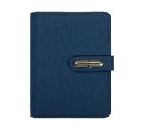 ARUNASO note book 5 Packs Notebook A7 Leaf Witing Journal Portable Pocket English Word Book Carry For Work School Note Tasks notepad(Blu)