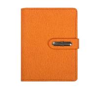 ARUNASO note book 5 Packs Notebook A7 Leaf Witing Journal Portable Pocket English Word Book Carry For Work School Note Tasks notepad(Orange)