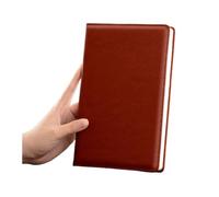 ARUNASO note book A4 Hardcover Notebook 11× 8.5 Inches Lined Paper Journal Leather Notepad 96 Pages for ournal, Business Meeting Study Supplies notepad