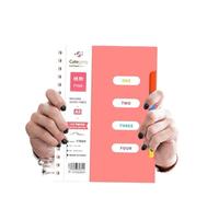 ARUNASO note book A5 Color Coil Notebook 10.12x7.48 110 Pages Hardcover Inches Horizontal Line Notepad Suitable Compatible with School Work Writing Journal notepad(Rose)