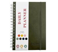 ARUNASO note book A5 Notebook 8.38 × 5.38 Inches Journal Leather Notepad 96 Pages with Lined Paper Compatible with Work, School Note Taking Multiple colors notepad(Brown)