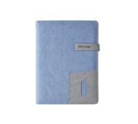 ARUNASO note book A5 Notebook Laptop Business Office Multi Functional Notebook With Buckle Insert Pocket Notepad for Writing Journal notepad(Blu)