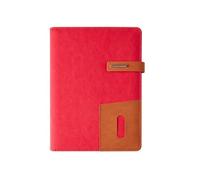 ARUNASO note book A5 Notebook Laptop Business Office Multi Functional Notebook With Buckle Insert Pocket Notepad for Writing Journal notepad(Rot)
