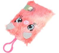 ARUNASO note book Hanging Plush Notebook 80 Page pink Gradient Notepad 10x8 Inchs Mini Plush Diary Simple Daily Writing List for Students Planning notepad