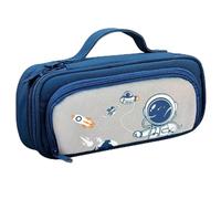 ARUNASO Pen case Back to School Big Capacity Pencil Case Pencil Bag Multifunctional Pencil Pouch Pencil Box for Boys Stationery Bag Pencil Case Large Capacity(Blu)