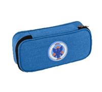 ARUNASO Pen case Back to School Season Pencil Pen Case School Large Storage Multi- Slot Pencil Pouch, Portable Pencil Bag for Office Large Capacity(Blu)