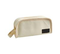 ARUNASO Pen case Big Capacity Pencil Case Holder Organizer Simple Storage Aesthetic Stationery Cosmetic for Teens College Office Essentials Large Capacity(Beige)