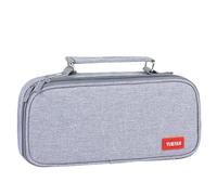 ARUNASO Pen case Pen Case Large Storage Organizer for Stationery Back to School Teacher Student Must Have Big Pencil Pouch Campus Supplies Large Capacity(Gray)