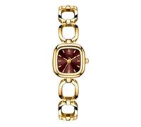 ARUNASO Wrist Elegant Wrist Watches for Women Vintage Dainty Square Analog Quartz Waterproof Wristwatch Gift for Mom Wife Digital(Gold Purple)