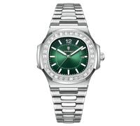 ARUNASO Wrist Men's Business Watch - 42mm Square Stainless Steel Watch with Luminous Hands, Date Display, 50M Water Resistant Gift Digital(Silver,Blu)