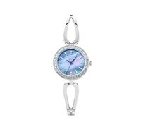 ARUNASO Wrist Small Elegant Quartz Wrist Watch Rhinestone Bracelet Minimalist Dainty Waterproof Watches Digital(Blu)
