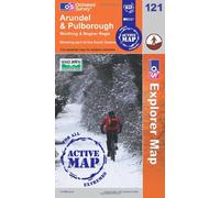 Arundel and Pulborough: Sheet 121 (OS Explorer Map Active)