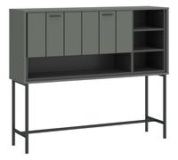 Arundel Bar Table 1 Flap in Green/Grey, none