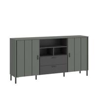 Arundel Green 2 Drawer Medium Sideboard-2 Door
