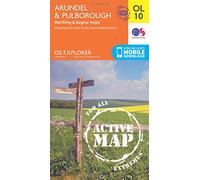 Explorer Active OL10 Arundel & Pulborough Map, Orange One Size