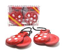 ARUNDEL SERVICES EU Castanets, B Flat, Wood, Traditional Style, White and Red