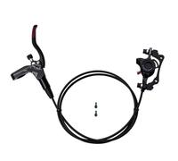 ARUPMN Bicycles Rear Brake Drum MTB Bike Hydraulic Disc Brake Oil Pressure Caliper Clamp Brake 160mm Front Rear Handle A B-pillar CNC Bicycle Bike Rear Brake Drum(Black-LR)