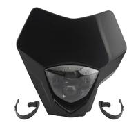 ARUPMN Headlamp Front Headlight FIt For EC250 250F 300F EX 300 350F 450F MC 450 21-23 Gas Headlamp Motocross Tuning Motorcycle Headlight Plate Motorcycle Spotlights(Black)