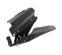 ARUPMN motorcycle protector silicone sticker Fit For YAMAHA MT07 2014-2022 MT-07 FZ07 Motorcycle Accessories Rear Fender Mudguard With Chain Guard Cover Protector sprocket guard(Black)