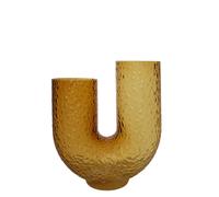 AYTM Arura vase, amber, height 40 cm, width 34 cm, glass