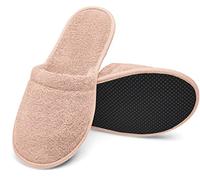 Arus Cotton Terry Spa Slippers - 1 Pair - Powder Pink, 5-8, PP-1