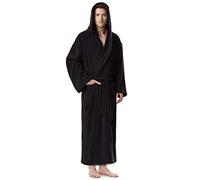 Arus Mclass Bathrobe, (Black, L/XL Long)