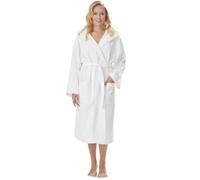 Arus Women's Hooded Bathrobe, 100% Cotton Terry Towelling, calf length or ankel length, for Home, Gym, Spa and Hotel