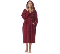Arus Women's Hooded Bathrobe, 100% Cotton Terry Towelling, calf length or ankel length, for Home, Gym, Spa and Hotel